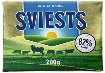 Sviests 82% tauku 200g - 1