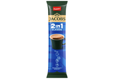 Šķīstošās kafijas dzēriens 2in1 JACOBS 20x12,4g - 2