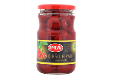 Ķiršu pipari SPILVA marinēti 670g