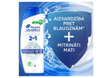Šampūns Head&Shoulders Classic Clean 2in1 330ml - 3