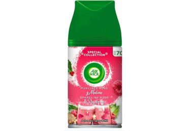 Gaisa atsvaidzinātājs AIRWICK Sparling rose&Raspberry 250ml