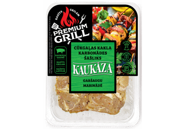 Šašliks kakla karbonādes Kaukāza garšvielu marinādē KGS 800g