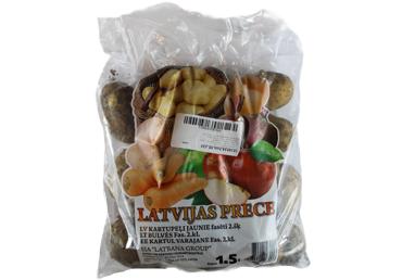 Kartupeļi Latvijas 1,5kg - 1