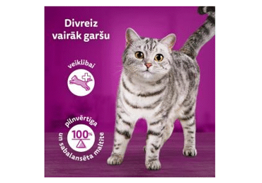 Kaķu barība WHISKAS Pure Delight gaļa 4x85g - 2