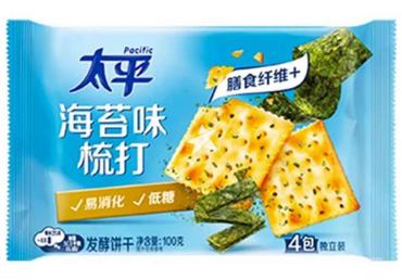 Krekeri Pacific Soda jūras aļģu garša 100g