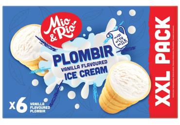 Vaniļas saldējumi MIO&RIO multipaka 6x65g