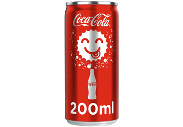 Gāzēts dzēriens COCA-COLA 0,2L skārd. D