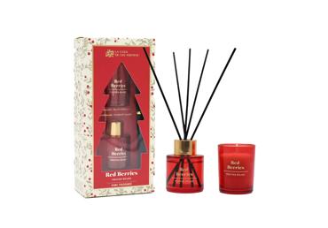 Mājas aromāts + aromātiska svece Red Berries