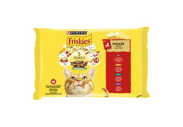 Friskies Kaķu konservi FRISKIES gaļas izlase 4x85g