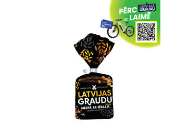 Maize LATVIJAS GRAUDU melnā ar sēklām 340g - 1