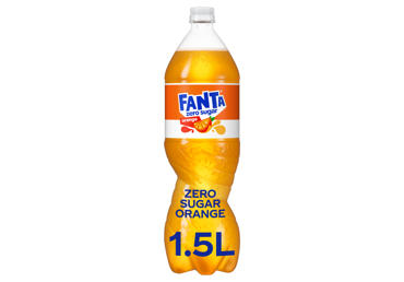 Gāzēts dzēriens FANTA Zero apelsīnu 1,5L D
