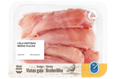 Cāļa krūtiņas mazās filejas WELL DONE 400g - 1