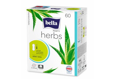 Ikdienas ieliktnīši BELLA Herbs Aloe Vera 60gab.