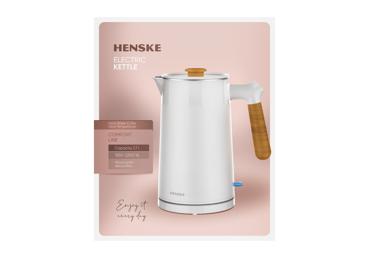 Elektriskā tējkanna HENSKE 1,7L KES5215-GS