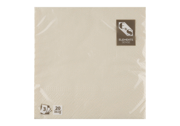 Salvetes ELEMENTS SENSE 33x33cm 20gab.