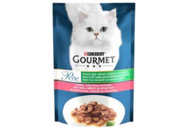 Kaķu kons.GOURM.. PERLE forele 85g mais