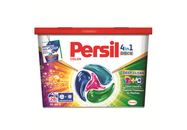 Veļas mazgājamās kapsulas PERSIL Discs Color 26m.r.