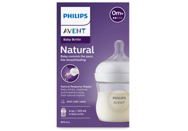 Baroš.pudelīte AVENT Natural 125ml 0m+ - 1