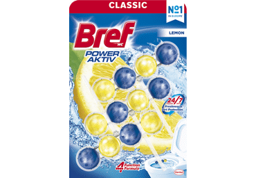 Tualetes bloks BREF PA Lemon 3x50g