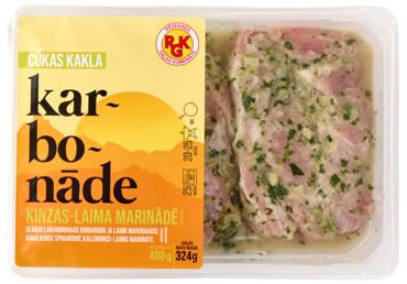 Cūkgaļas kakla karbonāde kinzas-laima marinādē RGK 400g