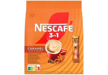 Šķ.kaf.dzēr.NESCAFE 3in1 Caramel 8x16g