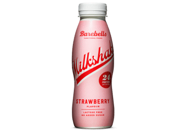 Piena proteīna dzēriens BAREBELLS zemeņu 330ml