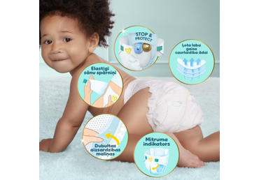 Autiņbiksītes PAMPERS PC S4 9-14kg 52gab. - 2