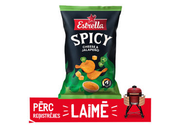Kartupeļu čipsi ESTRELLA asā siera 115g - 1