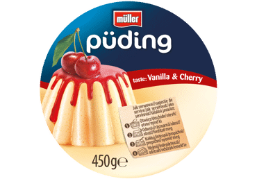 Pudiņš vaniļas-ķiršu MULLER 450g