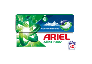 Veļas mazgāšanas kapsulas ARIEL MSpring 30gb - 1