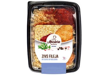 Zivs fileja ar sieru un bulguru MEISTARA MARKA 350g