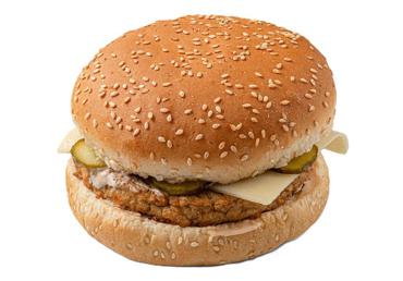 Burgers ar vistas gaļas kotleti, marinētiem gurķiem un sieru FOOD ON FOOT 220g  - 2