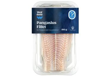 Pangasijas filejas atdzesētas WELL DONE 180g