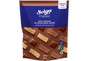 Mini vafeles SELGA ar šokolādes garšu 250g
