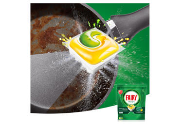 Trauku mazgājamās kapsulas FAIRY Ain1 Lemon 100gb. - 3