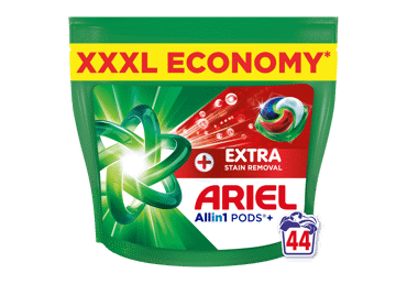 Veļas mazgāšanas kapsulas ARIEL Extra Clean 44gb - 1