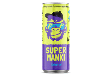 Gāz. dzēriens SUPER MANKI skārd. 330ml D