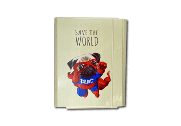 Dokumentu mape ar gumijām GRAFIA PLUS A5 - 1