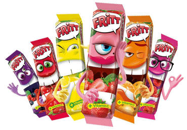 Košļājamās konfektes FRITT 70g