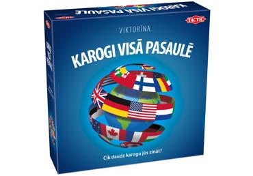 Galda spēle Karogi visā pasulē LV TACTIC