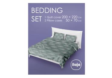 Gultas veļas kompl.200x220/2x50x70cm
 - 2