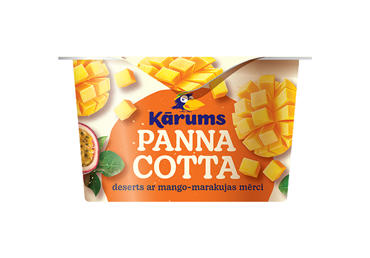 Deserts KĀRUMS Panna Cotta mango marakujas 140g - 2