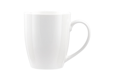 Krūze balta AURORA Drum 355ml