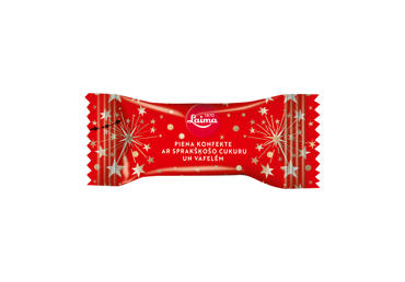 Šokolādes konfektes ar sprakšķošo cukuru LAIMA sver.