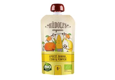 BIO biezenis RŪDOLFS aprikožu-banānu-ķirbju 6+110g