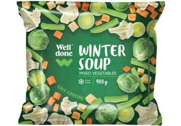Saldēti dārzeņi WELL DONE Ziemas zupa 400g