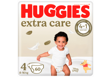Autiņbiksītes HUGGIES Extra Care S4 8-16kg 60gb