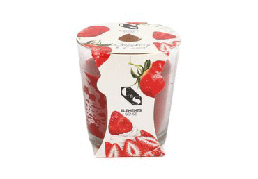 Arom.svece stiklā traukā ELEMENTS daž.v.