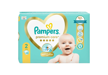 Autiņbiksītes PAMPERS PC S2 4-8kg 68gab