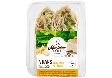 Vraps ar Cēzara salātiem MEISTARA MARKA 220g - 1